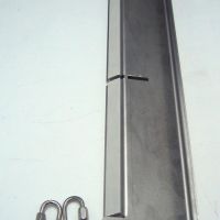 Bausatz Regenrinne mit Wasserablaufkarabiner. 